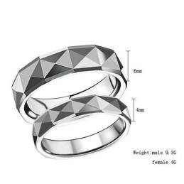 Regina Inelului Ceramic Din Tungsten De Calitate Pentru Îndrăgostiți