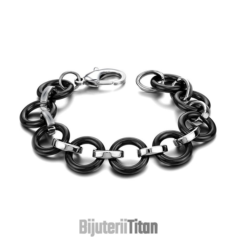 Brățară Ceramică Din Tungsten Negru De Calitate Superioară Brățară Ceramică Din Tungsten Negru De Calitate Superioară