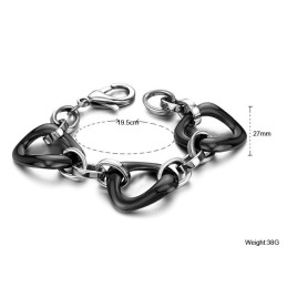 Brățară Ceramică Din Tungsten Negru, Calitate Și Cantitate Garantate