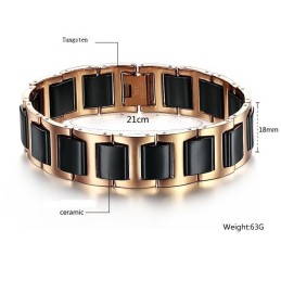 Brățară Ceramică Din Tungsten Masculin, Durabilă În Utilizare