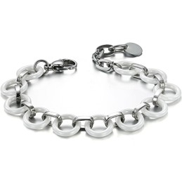Brățară Ceramică Din Tungsten Alb, Regina Calității Pentru Femei