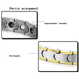 Brățară Ceramică Din Tungsten, Magnetită, De Calitate Superioară Pentru Sănătate