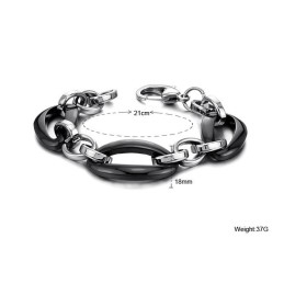 Brățară Ceramică Din Tungsten Cu Elipsă Pentru Femei, Cu O Gamă Largă De Varietăți
