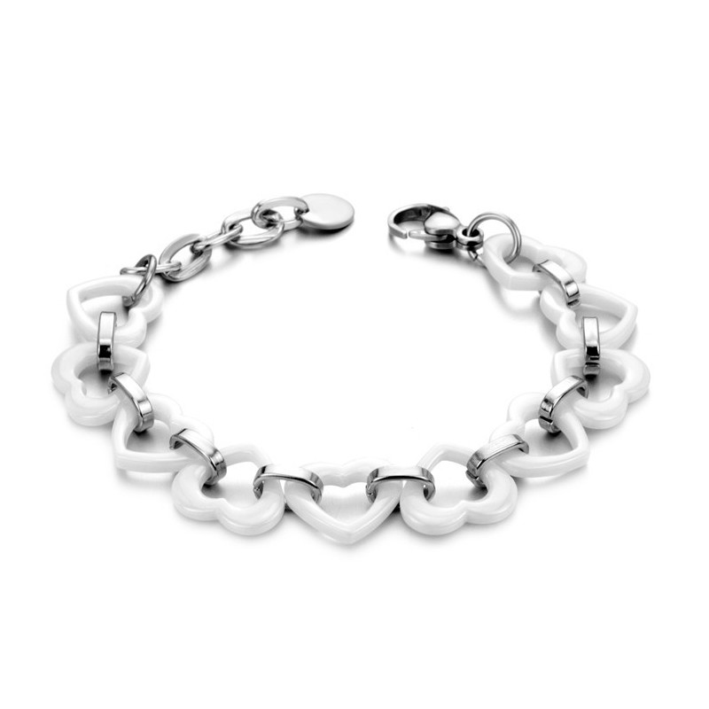 Brățară Ceramică Din Tungsten Cu Inimă De Inimă, Calitate Și Cantitate Garantate Brățară Ceramică Din Tungsten Cu Inimă De Inimă, Calitate Și Cantitate Garantate