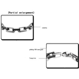 Brățară Ceramică Din Tungsten, De Calitate Superioară, La Modă Feminină