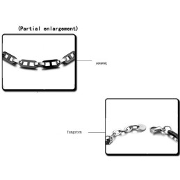 Brățară Ceramică Din Tungsten Negru De Calitate Excelentă Pentru Femei