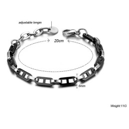 Brățară Ceramică Din Tungsten Negru De Calitate Excelentă Pentru Femei