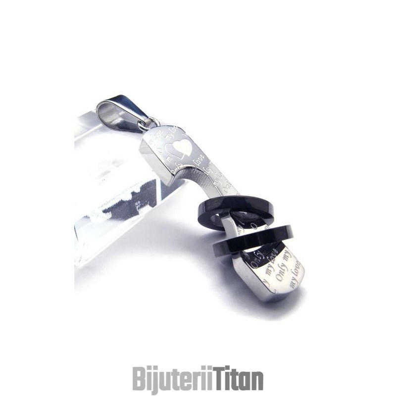 Pandantiv Din Titan Cu Dragoste În Stil Nou - Free Chian