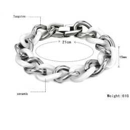 Brățară Ceramică Din Tungsten Alb, Calitate Și Cantitate Garantate