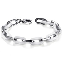 Brățară Ceramică Din Tungsten Alb De Calitate Excelentă Pentru Femei