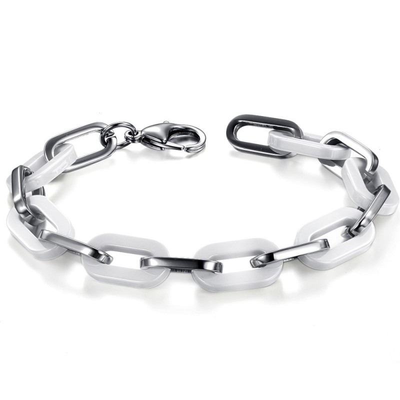 Brățară Ceramică Din Tungsten Alb De Calitate Excelentă Pentru Femei Brățară Ceramică Din Tungsten Alb De Calitate Excelentă Pentru Femei