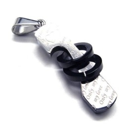 Pandantiv Din Titan Cu Dragoste În Stil Nou - Free Chian