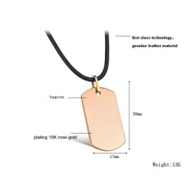 Colier Ceramic Din Tungsten, Formă Pătrată, Complet În Specificații