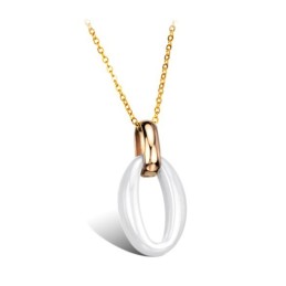 Colier Ceramic Din Tungsten Alb, Cu O Gamă Largă De Varietăți Pentru Femei