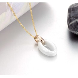 Colier Ceramic Din Tungsten Alb, Cu O Gamă Largă De Varietăți Pentru Femei
