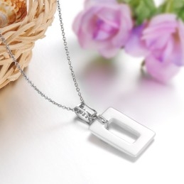 Colier Ceramic Din Tungsten Concis De Înaltă Calitate Pentru Femei