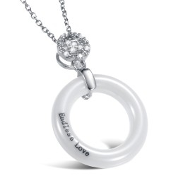 Colier Ceramic Rotund Din Tungsten, Cu O Gamă Largă De Varietăți Pentru Femei