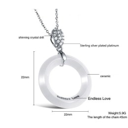 Colier Ceramic De Tungsten De Înaltă Calitate Pentru Femei