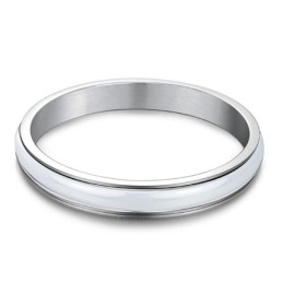 Brățară Ceramică Din Tungsten Alb, De Încredere, Pentru Bărbați, Cu Reputație De Încredere