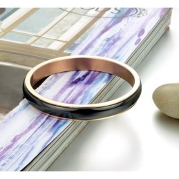 Brățară Ceramică Din Tungsten Negru De Înaltă Calitate