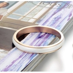 Brățară Ceramică Din Tungsten Alb Cu O Gamă Largă De Varietăți