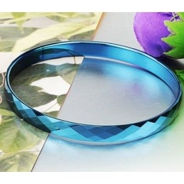 Brățară Ceramică Din Tungsten Albastru De Calitate Stabilă