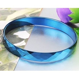 Brățară Ceramică Din Tungsten Albastru De Calitate Stabilă