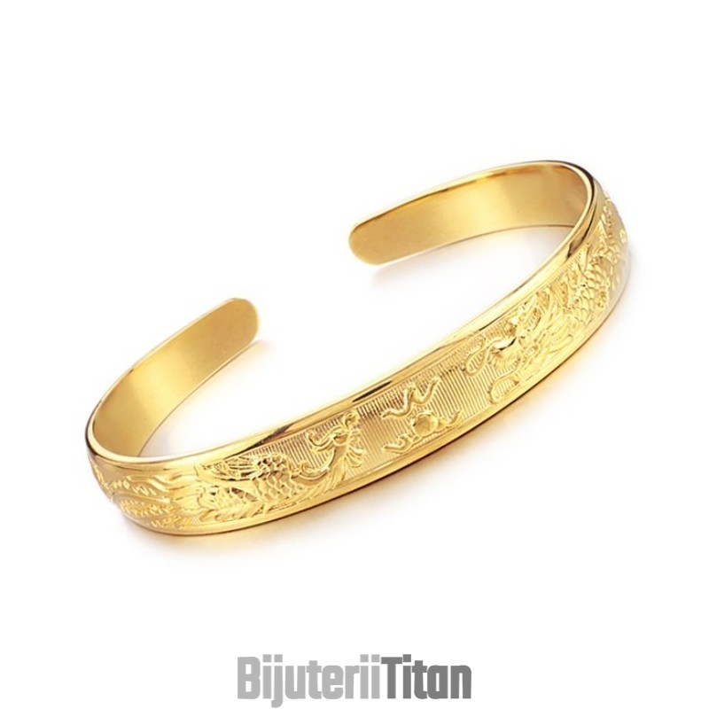 Brățară Placată Cu Aur De 18K De Înaltă Calitate Pentru Femei