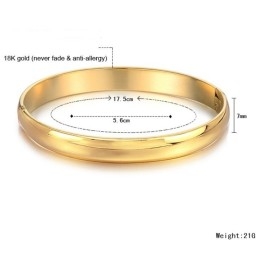 Brățară Placată Cu Aur De 18K Pentru Femei, De La Wide Varieties