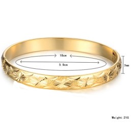 Brățară Elegantă De Înaltă Calitate Pentru Femei, Placată Cu Aur De 18K