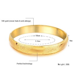 Brățară Placată Cu Aur De 18K, Cu O Reputație De Încredere, Pentru Femei, Tip Scrub