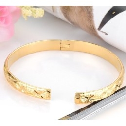 Brățară Elegantă Placată Cu Aur De 18K, De Calitate Stabilă Pentru Femei