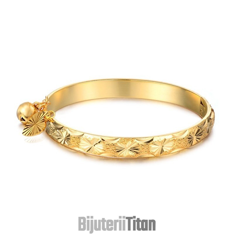 Brățară Retro Placată Cu Aur De 18K, De Calitate Stabilă Pentru Femei Brățară Retro Placată Cu Aur De 18K, De Calitate Stabilă Pentru Femei