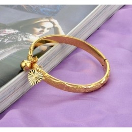 Brățară Retro Placată Cu Aur De 18K, De Calitate Stabilă Pentru Femei
