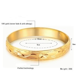 Brățară Placată Cu Aur De 18K, De Calitate Fiabilă, Pentru Femei
