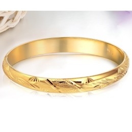 Brățară Placată Cu Aur De 18K, Cu Model Floral De Înaltă Calitate Pentru Femei