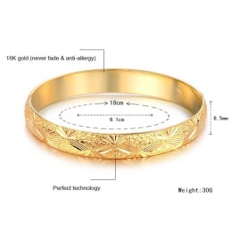 Brățară Placată Cu Aur De 18K De Înaltă Calitate Pentru Femei