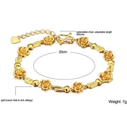 Brățară Placată Cu Aur De 18K De Înaltă Calitate Pentru Femei