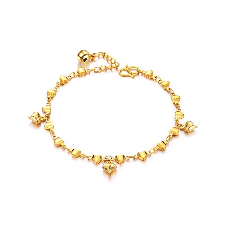 Brățară Placată Cu Aur De 18K, Cu Model Sweetheart, De Calitate Stabilă Pentru Femei Brățară Placată Cu Aur De 18K, Cu Model Sweetheart, De Calitate Stabilă Pentru Femei