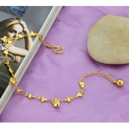 Brățară Placată Cu Aur De 18K, Cu Model Sweetheart, De Calitate Stabilă Pentru Femei