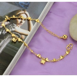 Brățară Placată Cu Aur De 18K, Cu Model Sweetheart, De Calitate Stabilă Pentru Femei