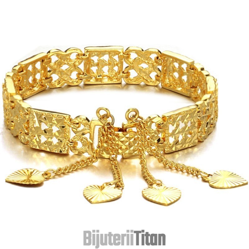 Brățară Placată Cu Aur De 18K, Durabilă În Utilizare, Pentru Femei Brățară Placată Cu Aur De 18K, Durabilă În Utilizare, Pentru Femei