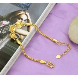 Brățară Placată Cu Aur De 18K, În Formă De Floare, De Calitate Stabilă Pentru Femei