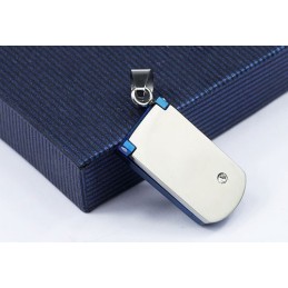 Pandantiv Realist Din Titan, Asemănător Unui Telefon Mobil Pentru Bărbați - Lanțuri Gratuite