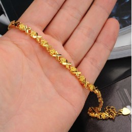 Brățară Elegantă Placată Cu Aur De 18K Pentru Femei, O Poveste Lungă