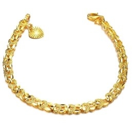 Brățară Elegantă Placată Cu Aur De 18K, Pentru Femei, Cu Calitate Și Cantitate Garantate