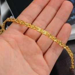 Brățară Elegantă Placată Cu Aur De 18K, Pentru Femei, Cu Calitate Și Cantitate Garantate