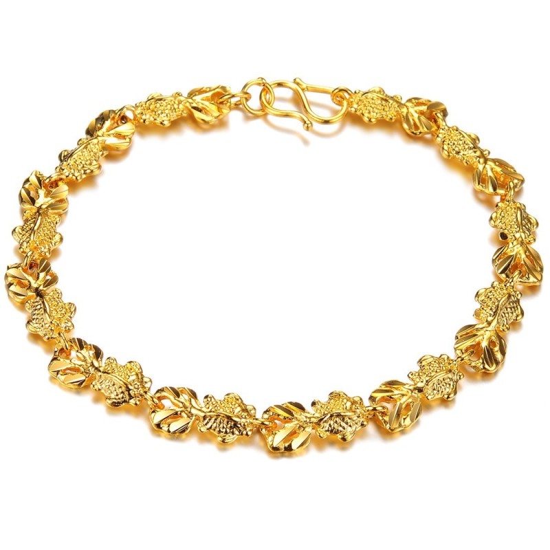Brățară Placată Cu Aur De 18K, În Formă De Pește, Completă În Specificații Brățară Placată Cu Aur De 18K, În Formă De Pește, Completă În Specificații