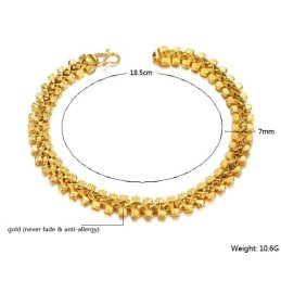 Brățară Placată Cu Aur De 18K Pentru Femei, De La Wide Varieties