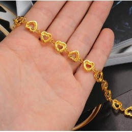 Brățară Placată Cu Aur De 18K, Model „Sweetheart”, De Renume Mondial Pentru Femei
